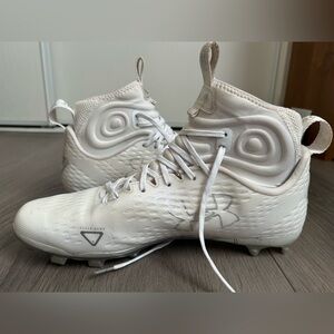 Under Armour Cream Football Cleats